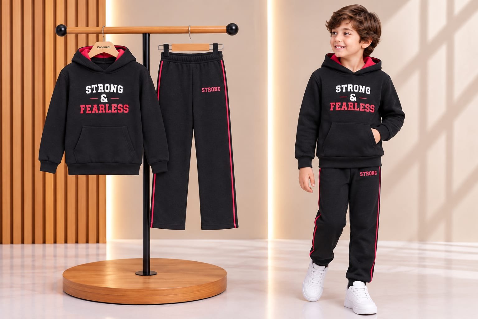 Strong & Fearless Kids Tracksuit | 2–12 Years - alternate view
