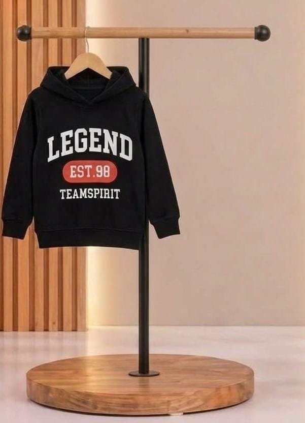 Legend Boys Black Pullover Hoodie - alternate view